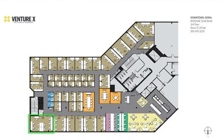 Preview this Venture X - Oracle VentureX Office Coworking space for Rent in Doral