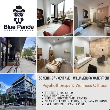 Preview this Blue Panda Office Spaces - Waterfront Suite Coworking space for Rent in Brooklyn